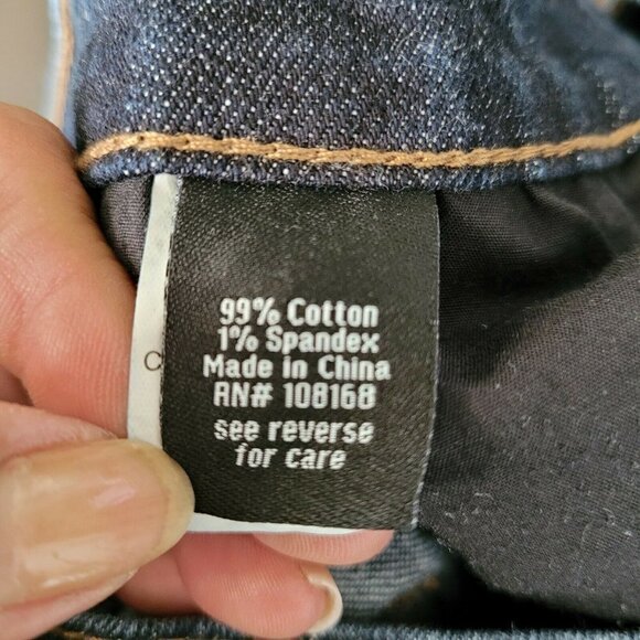 RSQ Men's Sz 32x34 London Skinny Jeans Dark Wash EUC Skinny Straight Leg Tilly's - Picture 5 of 6